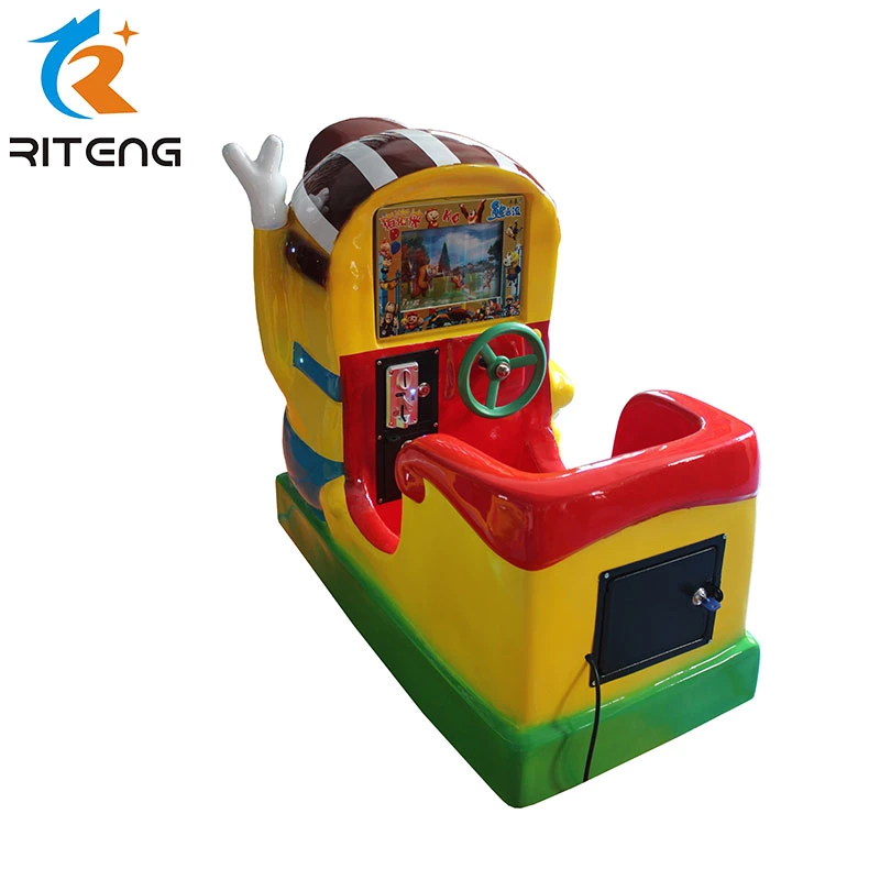 Coin Operated Kiddie Rides Electronics Cars Kiddie Amusement Rides Train Game Machine