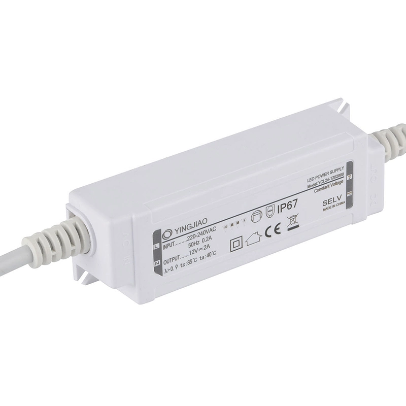 12V 2A 24W Constant Voltage IP67 AC to DC Waterproof LED Driver