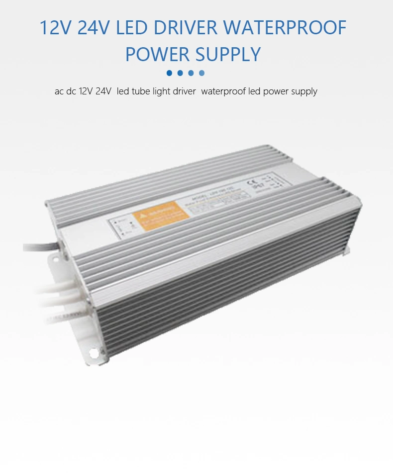 12V/24V Waterproof 150W/200W Constant Voltage LED Waterproof Power Supply