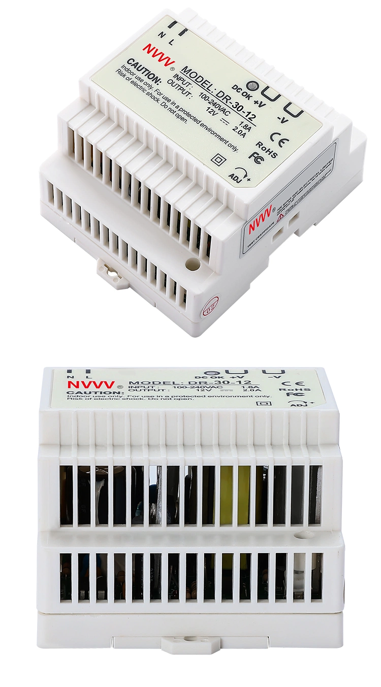 Dr-30W-12V Switching Power Supply AC-DC 30W 12V SMPS DIN Rail