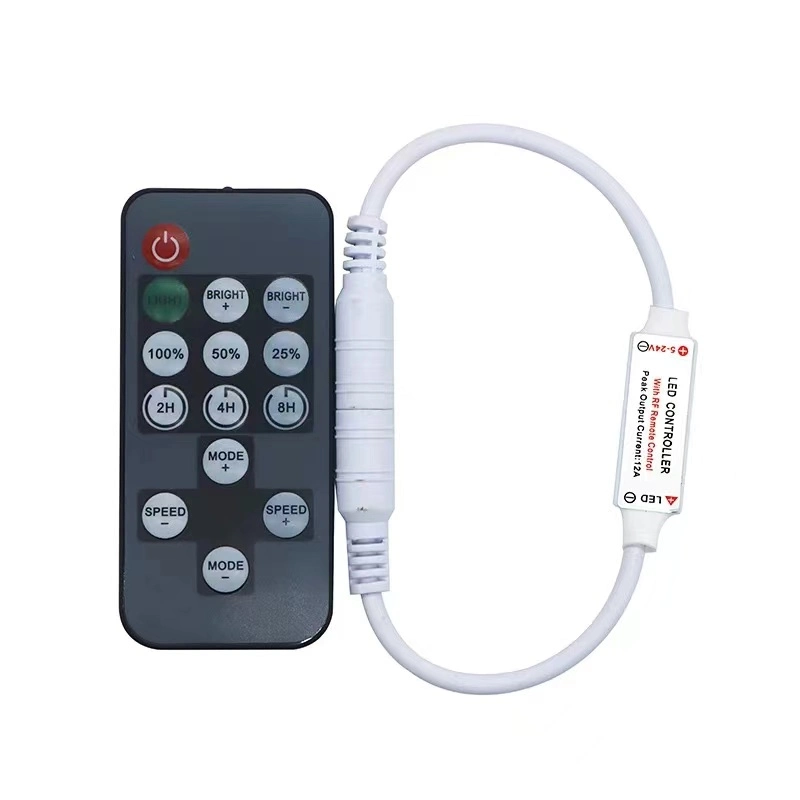 Mini DC12V 24 Key LED Strip Music RGB RGBW WiFi Light Special-Purpose Plug Wireless Remote Controller Dimmer for LED Strip Light