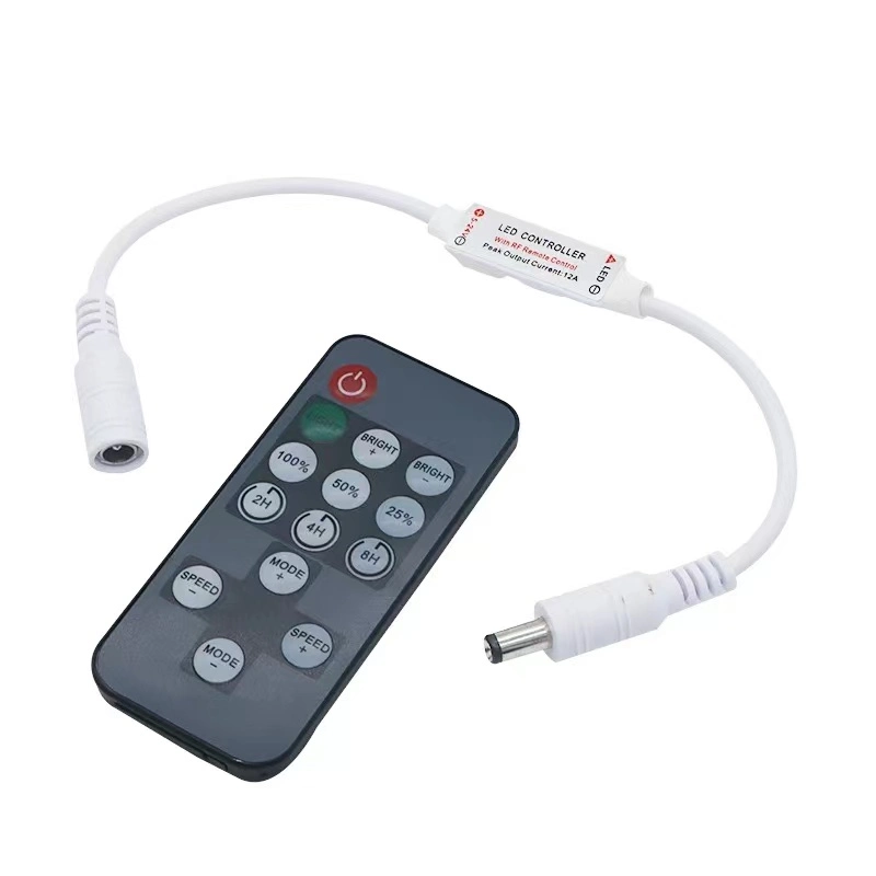 Mini DC12V 24 Key LED Strip Music RGB RGBW WiFi Light Special-Purpose Plug Wireless Remote Controller Dimmer for LED Strip Light