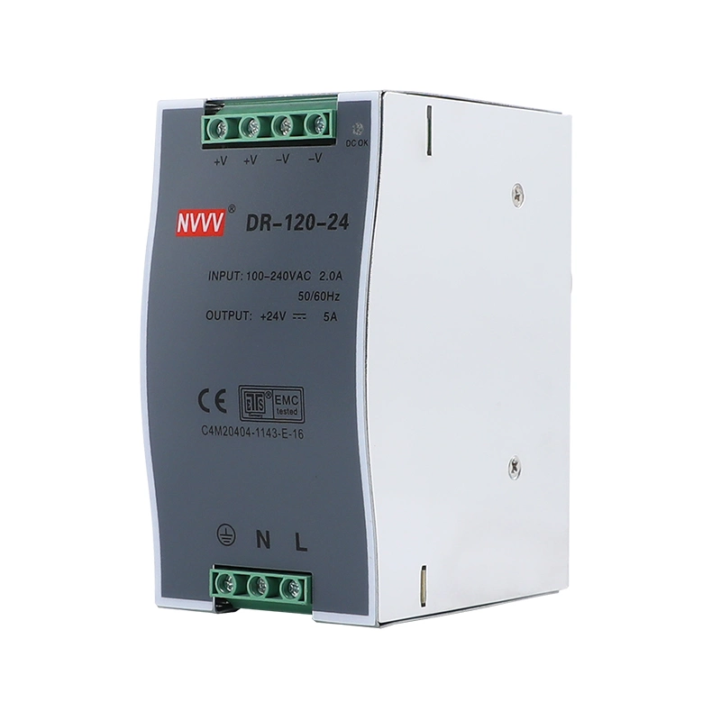 Power Supply DIN Rail 5V/12V/24V/48V 10W/20W/45W/60W/100W/120W/150W/240W/480W Switching Power Supply for Automation Equipment