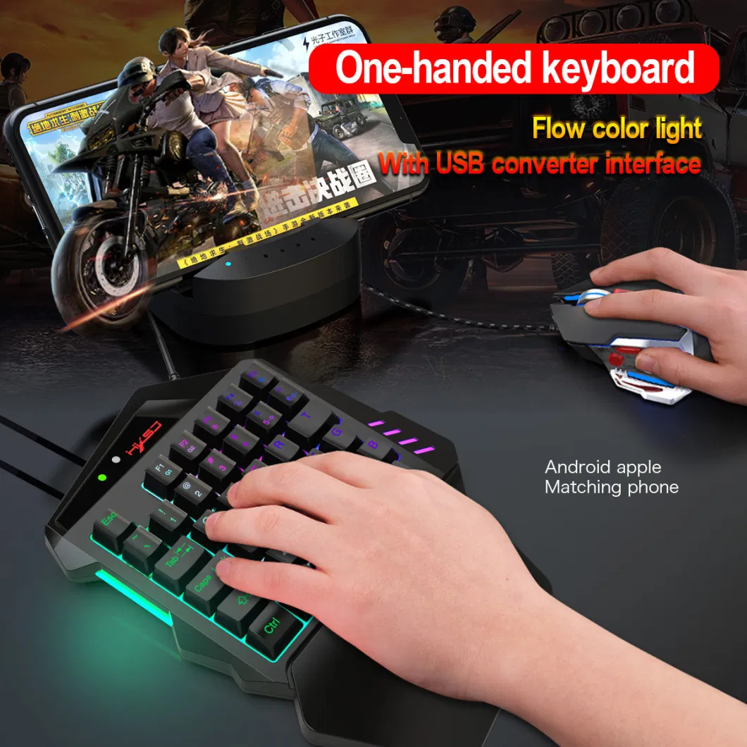 35 Keys RGB Gaming Mechanical Wired Keyboard Built-in Game Console Converter for PS3 PS4 xBox 360