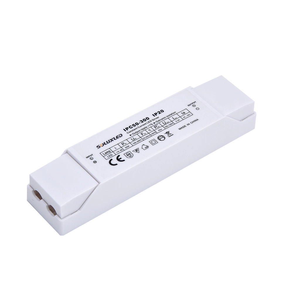 50W 300mA AC to DC to DC with High Pfc Flicker Free Constant Current LED Driver