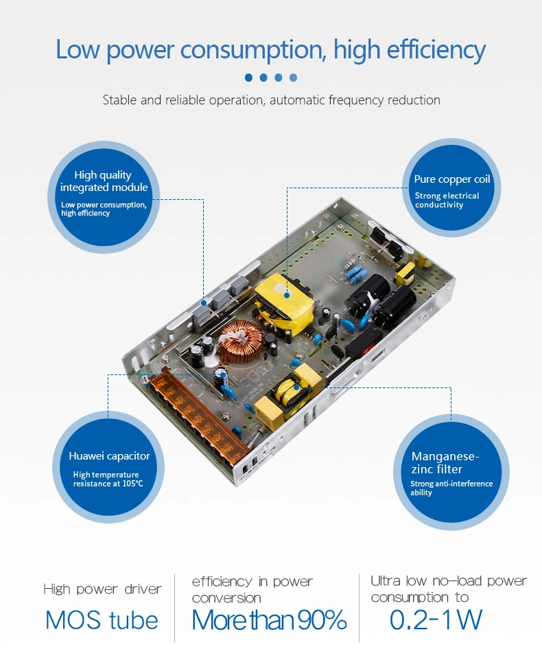 SMPS Lrs-200-5 200W 5VDC 40A Switching DC Powe Supply