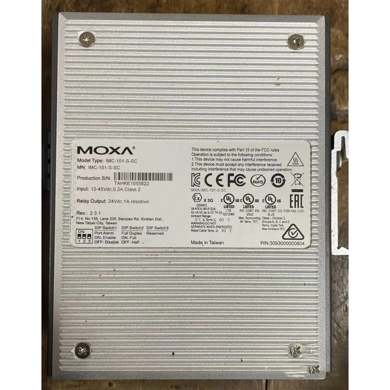 Moxa Eng Electrical 6A-151da12 - 12V DC Power Supply PSU - 1.25A - with IEC Lead