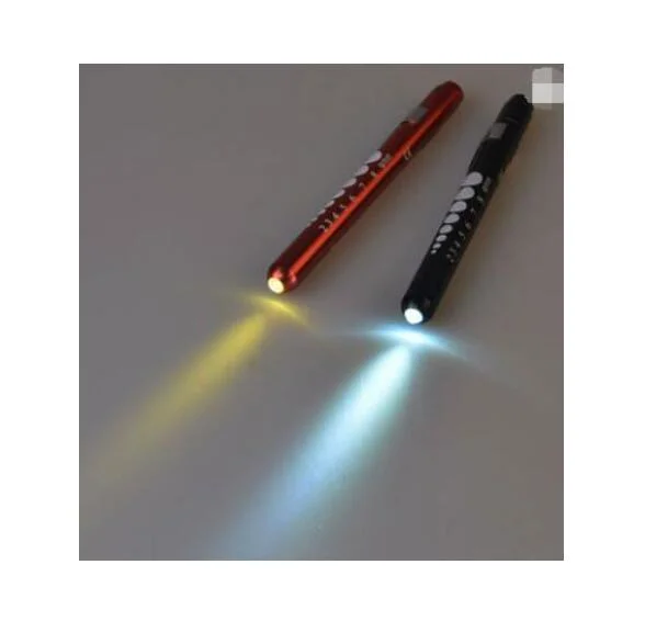 Mini Medical Light Pen Light White/Yellow/UV LED Penlight Doctor Nurse
