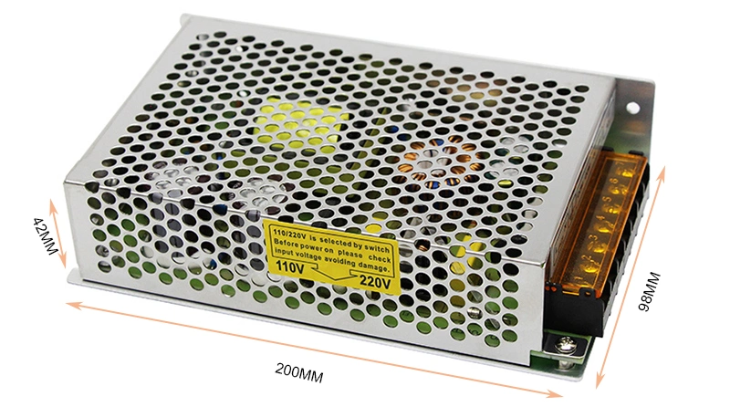 High Efficiency 150W 110V - 230V AC to DC 12V 12.5A 0-24VDC 0-36VDC 0-48VDC DC Switching Power Supply for LED Strips