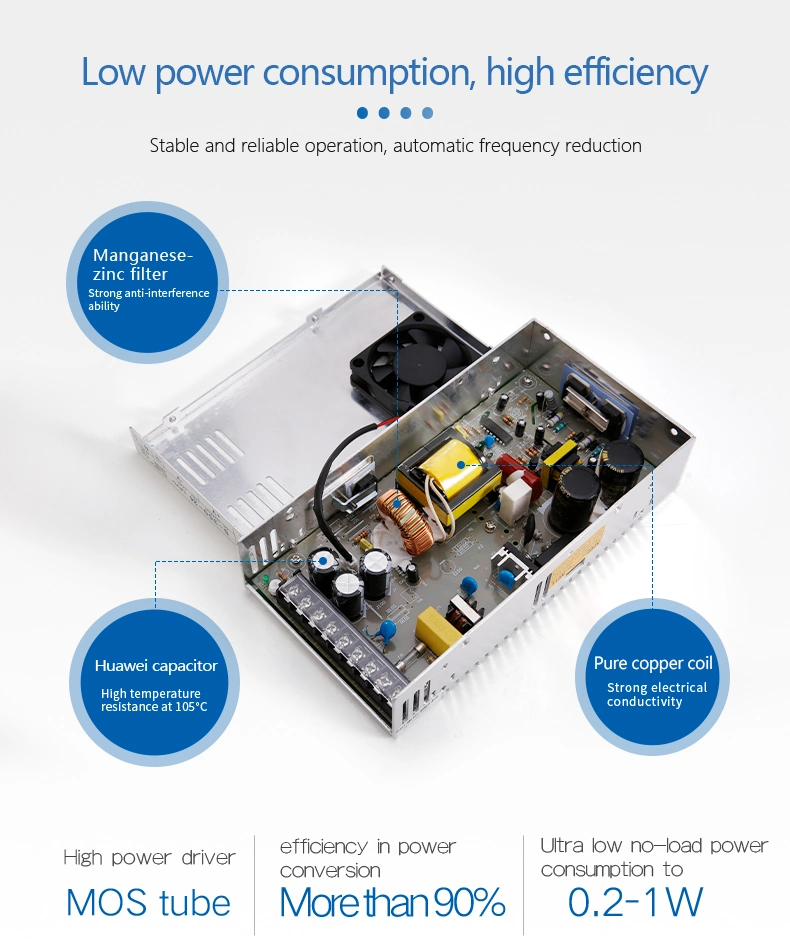 Lrs-350-5 5V 12V 24V 48V SMPS 350W DC Switching Power Supply