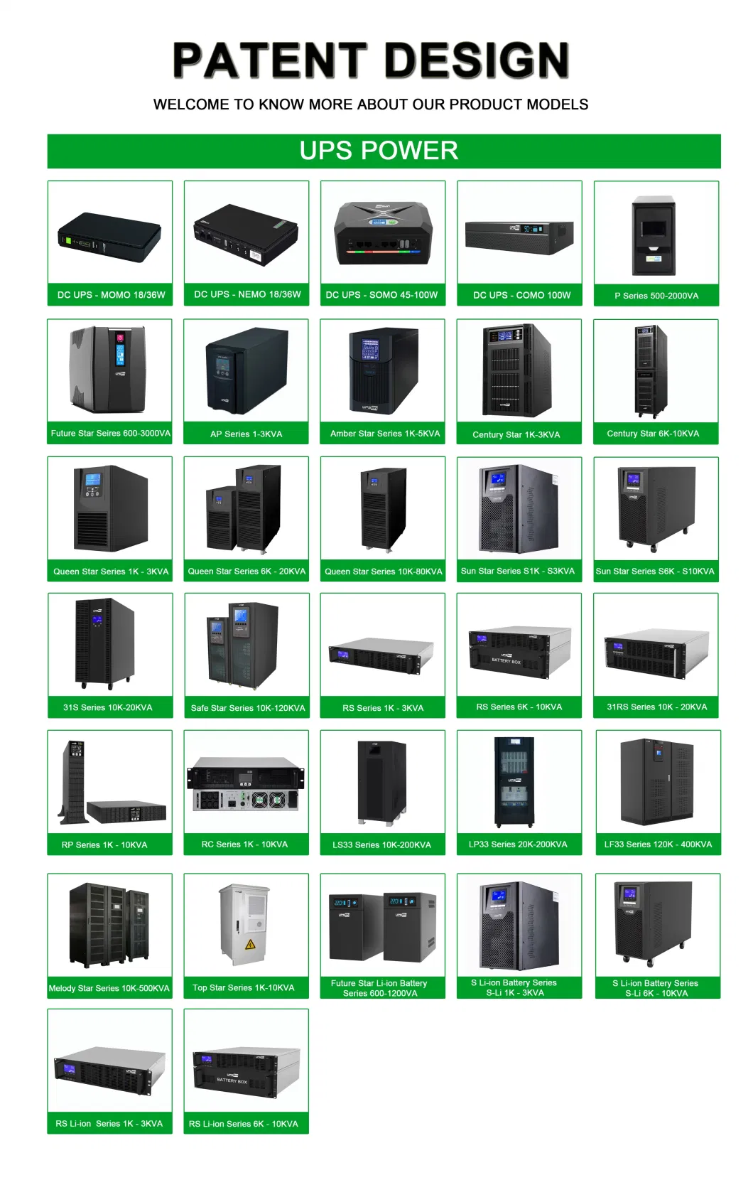 High Quality 3kVA 3kw 96VDC External Batteries UPS with LCD Screen Display UPS for Data Center
