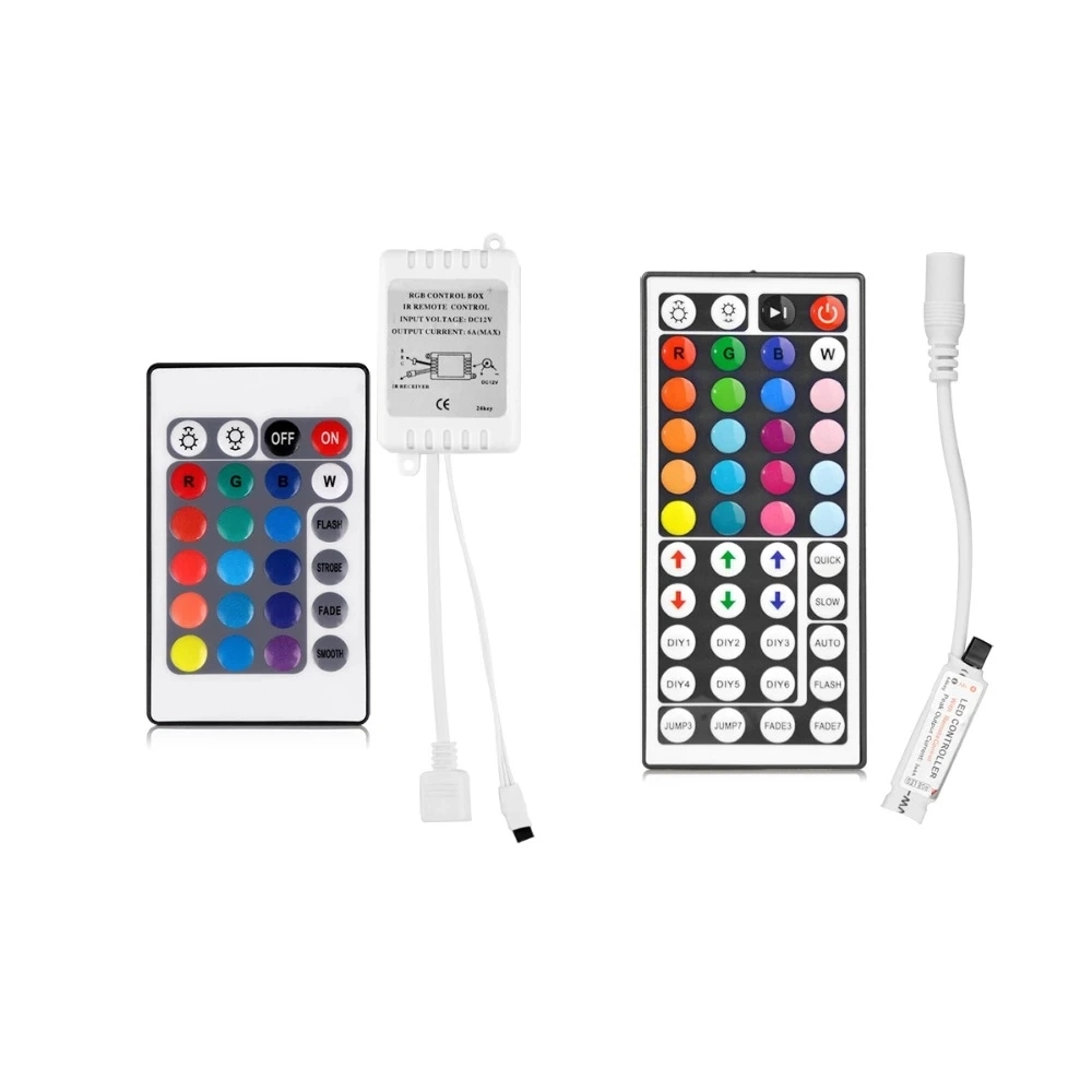 RGB LED Strip Light/Lamp Controller for 12V 30/60 LEDs /M Tape Wireless Remote Control SMD 2835 5050 RGB LED Strips Controller