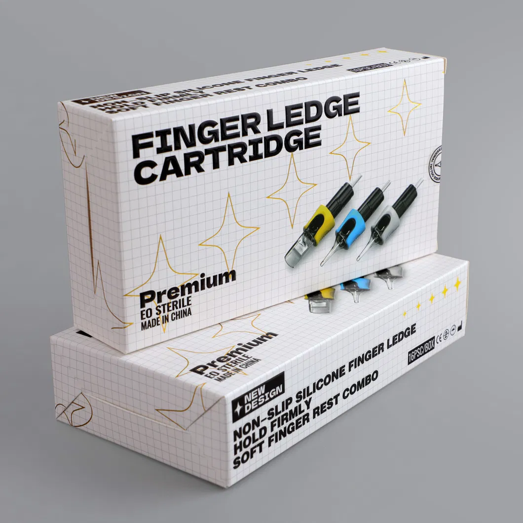 Silicone Membrane 16 PCS/Box Disposable Sterilized Professional Tattoo Needle Cartridges