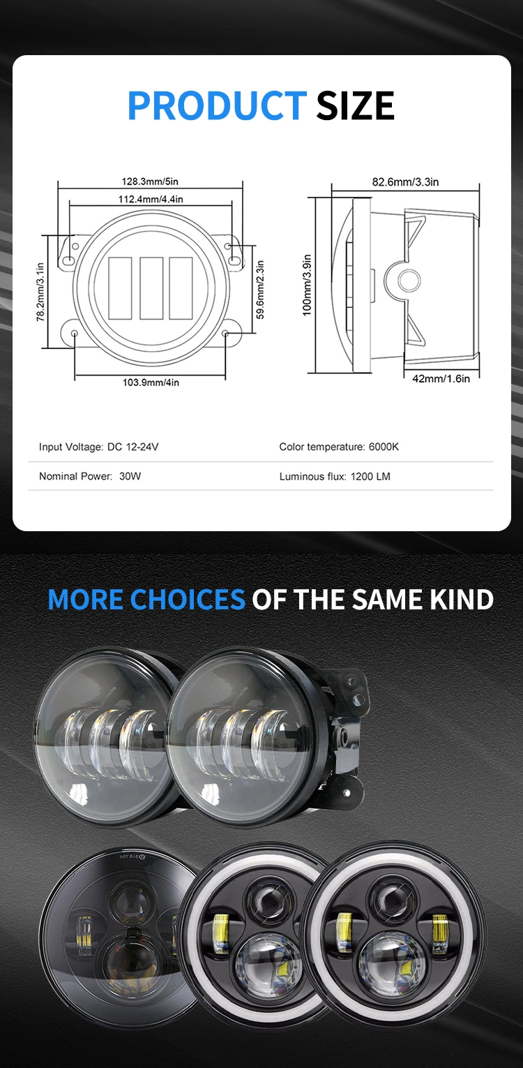 Aurora Fan Series 25W LED Headlight Bulb Built-in Driver