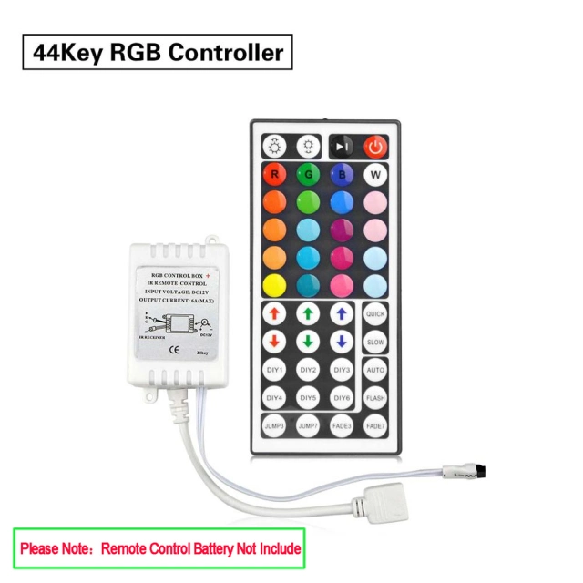 RGB LED Strip Light/Lamp Controller for 12V 30/60 LEDs /M Tape Wireless Remote Control SMD 2835 5050 RGB LED Strips Controller