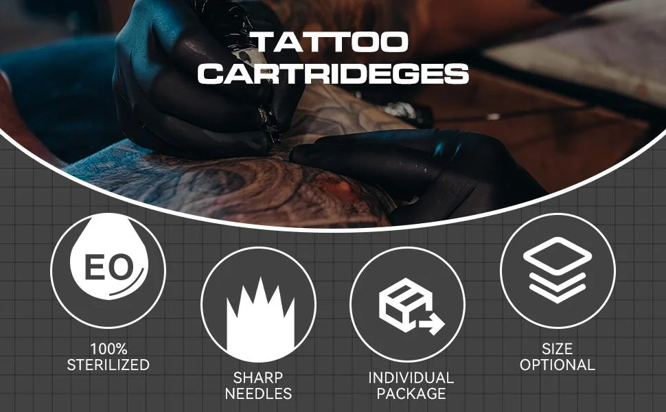 Permanent Makeup Tattoo Cartridge SMP Needle Silicone Membrane Tattoo Needle Cartridges