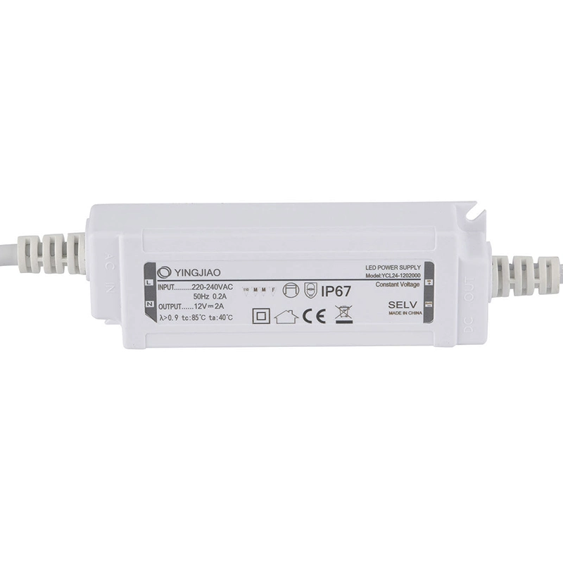 12V 2A 24W Constant Voltage IP67 AC to DC Waterproof LED Driver