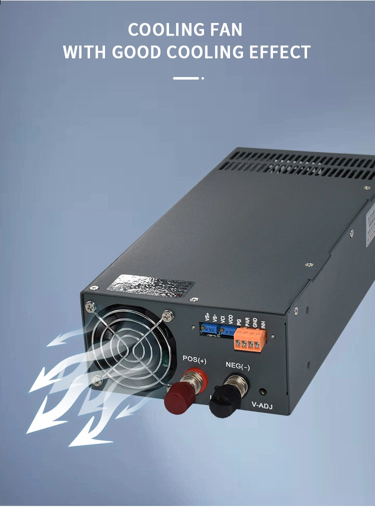 1500W Switching Power Supply DC Adjustable RS 485 Communication Power Supply S-1500-60V 25A Full Power