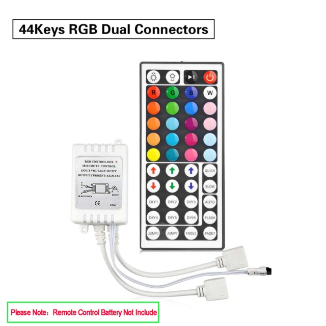 RGB LED Strip Light/Lamp Controller for 12V 30/60 LEDs /M Tape Wireless Remote Control SMD 2835 5050 RGB LED Strips Controller