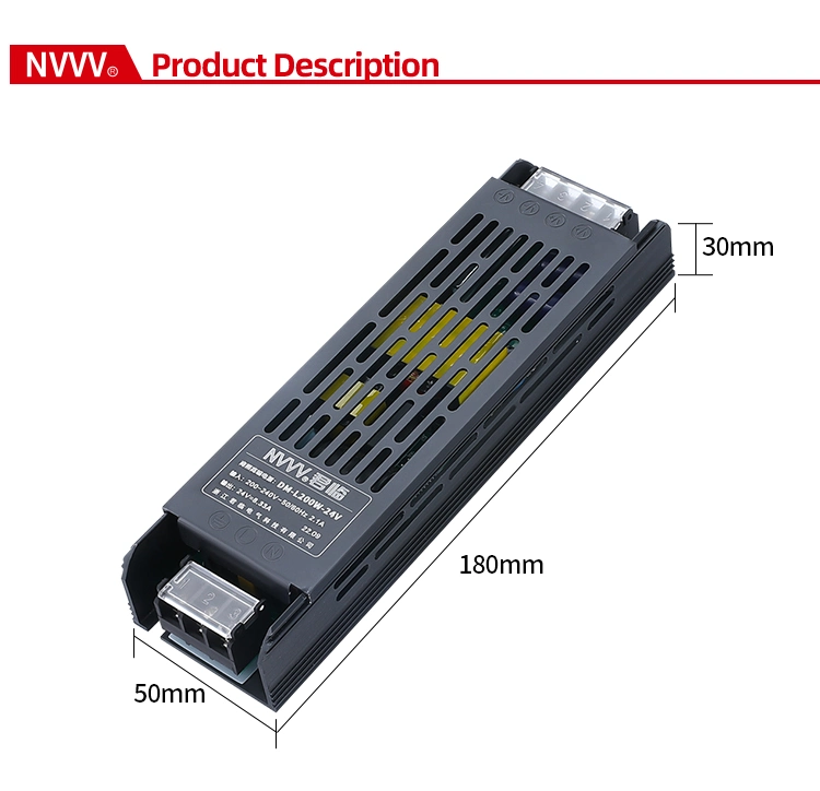 Ls-200W-24V LED Driver SMPS Switching Power Supply 24vled Driver for LED Lights