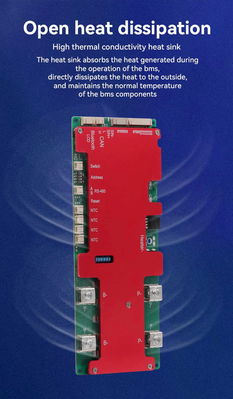 Smart 3s 4s 10A 20A 30A 12V 14.4V BMS PCB PCBA with APP Support and Bluetooth