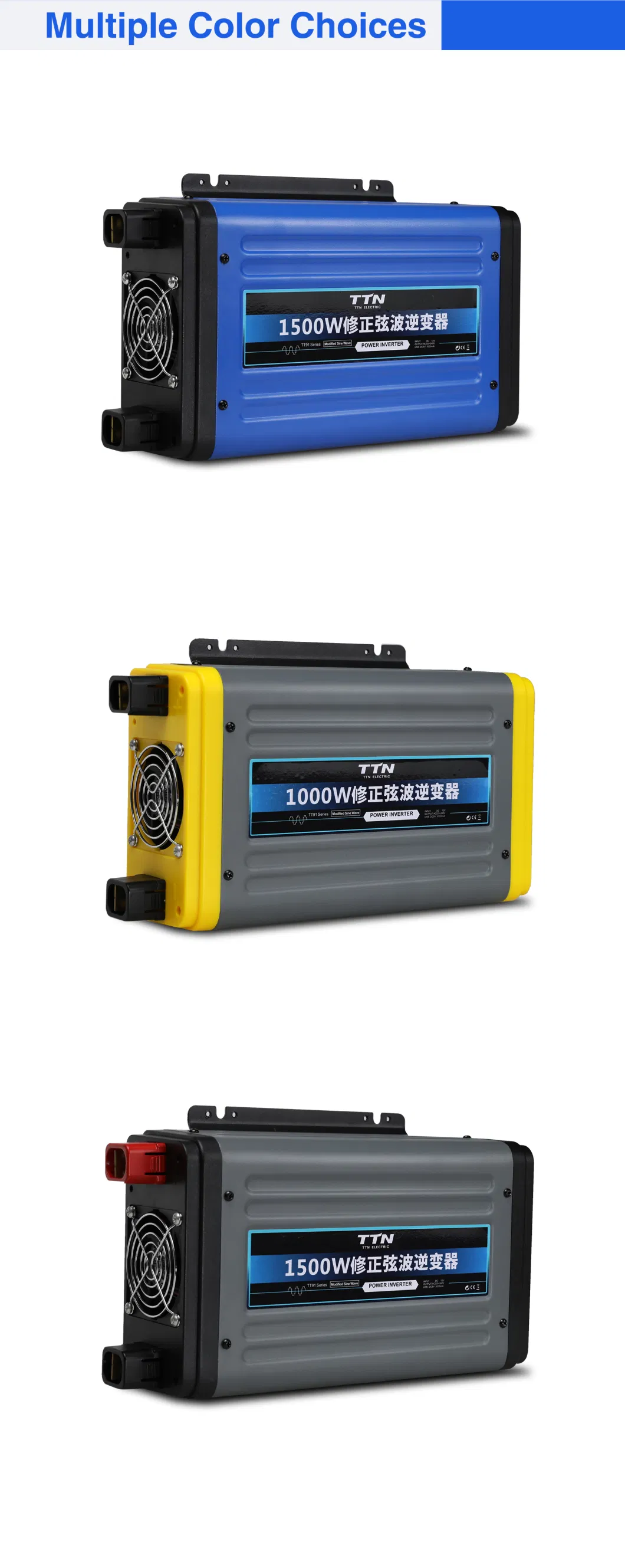 Ttn 2022 Trending Products Modified Wave Solar Power Inverter 12V 48V a to 110V 220V Voltage Converter