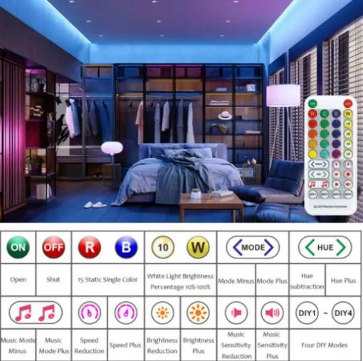 DC5-24V Sp514e RGB RGBW WiFi LED Controller APP Control for RGB/RGBW LED Strip Lights