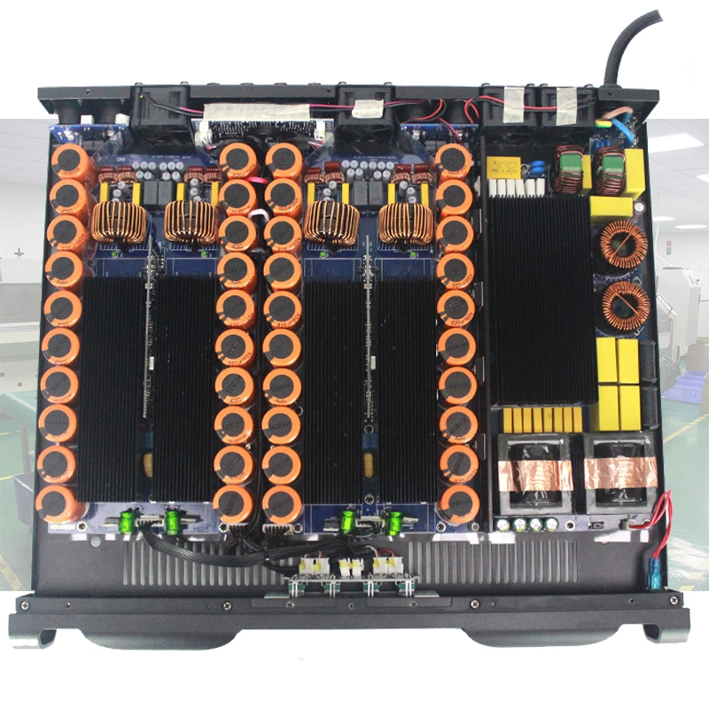 Class D Professional High Power Amplifier 3000W*4 Power AMP 1u Class D Sound Digital Power Amplifier
