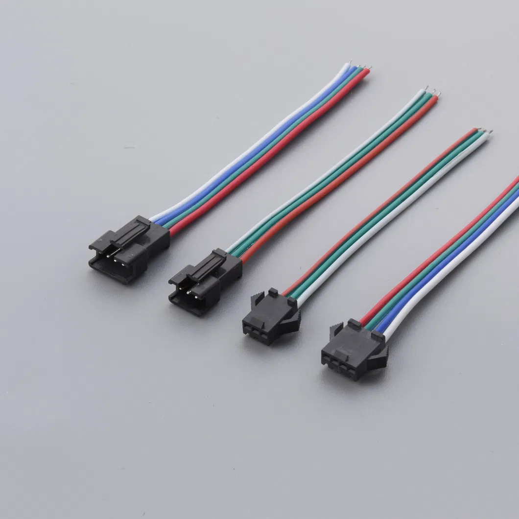 Sm2.5mm Terminal Wire 2.54 Pitch Car Electronic LED Lighter Cable SMP-02V-Bc Smr-02V-B Electric Wiring Harness Customization