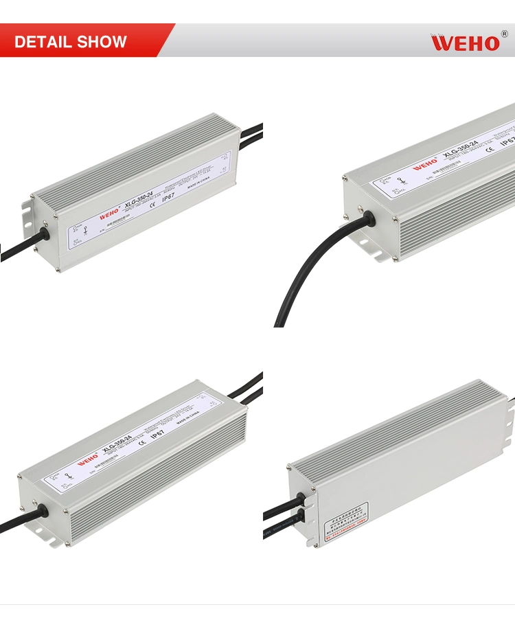LED Driver IP67 Xlg-350-12 350watt 12V 5A 10A 15A 20A 25A Switching Power Supply AC to DC Single Output