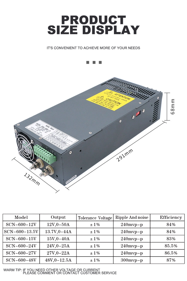 Scn-600 Series SMPS ATX Single Output Switching Power Supply