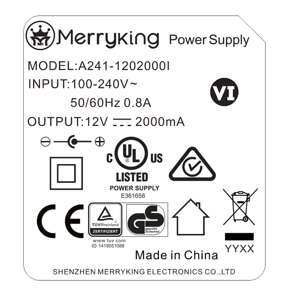 15V 1.5A 12V 1.2A 12V 1A 24W All-Powerful AC Adapter with UL/cUL/FCC/CE/GS/BS/CE/SAA/PSE/CCC Detachable Power Adapter for Litter-Robot LCD LED Router Speaker