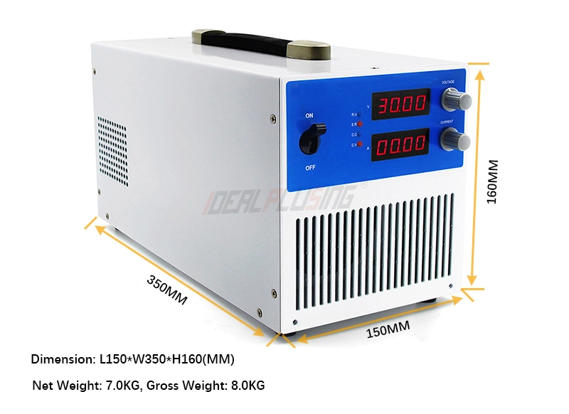 Factory Price Switch Mode 220VAC to 110VDC Rectifier DC Adjustable Power Supply 110V 10A 1100W for Laboratory Testing