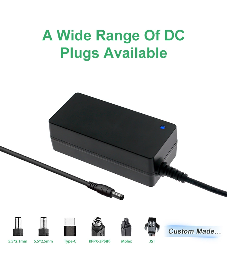 OEM AC 100-240V DC 5V 9V 10V 12V 13V 15V 19V 20V 24V 36V 42V 48V 56V 2A 3A 4A 5A 6A 7A 8A 10A Desktop Power Adapter Supply