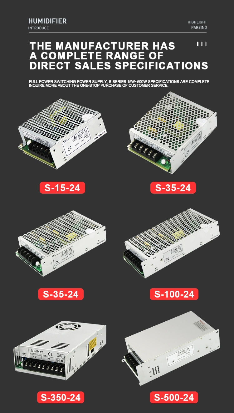 600W 12V LED Power Supply with 110-220V AC Ce RoHS