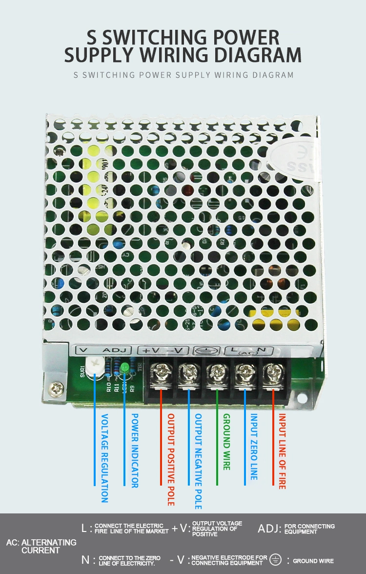 S-200W 5V 40A Single Output Switching Power Supply Indoor