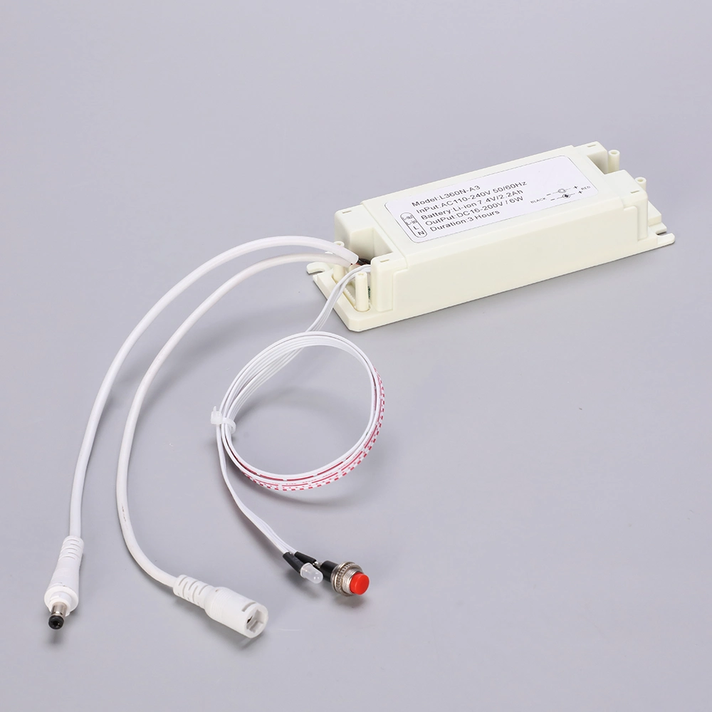 Fire-Retardant PC Cover LED Rechargeable Emergency Power Supply for External Driver LED Lamps