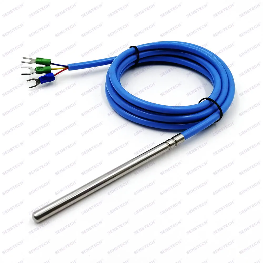 3-Wire Rtd PT100 Waterproof Temperature Sensor Stainless Steel Probe