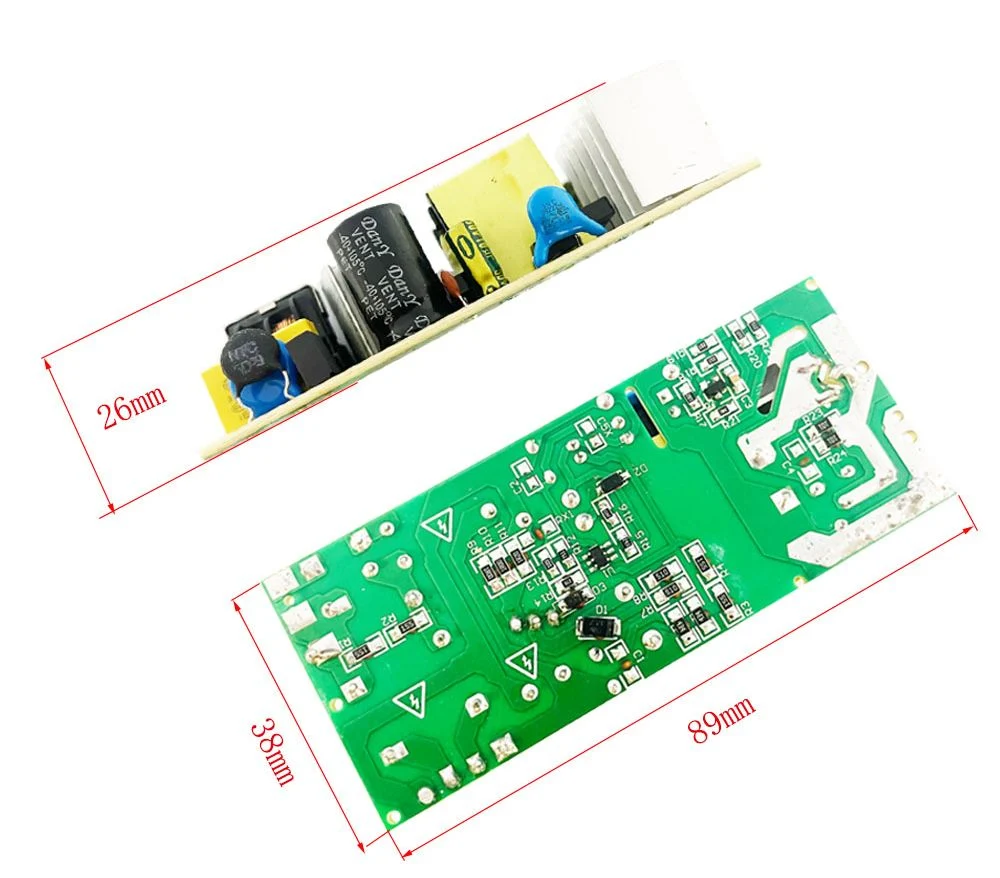 DC 12V 5A SMPS Open Frame 60W Switching Power Supply Module Board PCBA 03