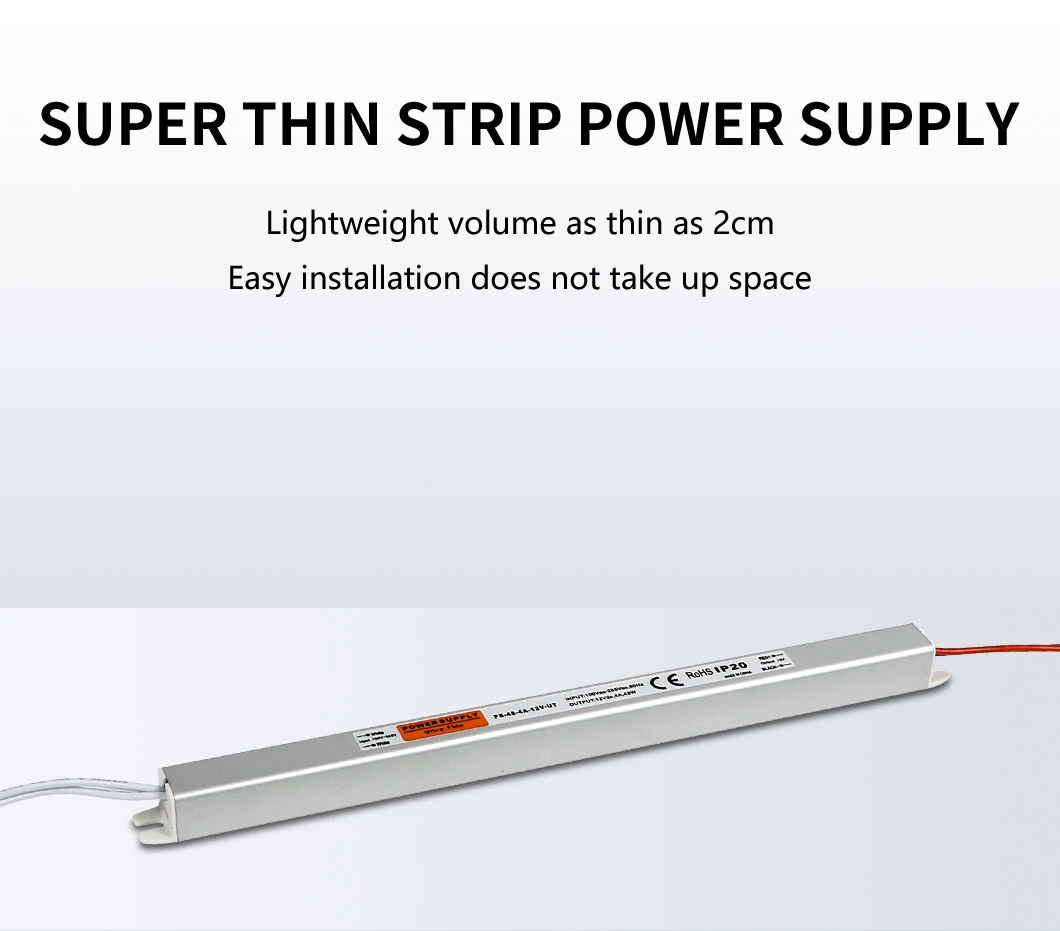AC 110V / 220V to DC 12V 1.5A 18W Slim Strip Light Box Power Supply for LED Strip Light Box