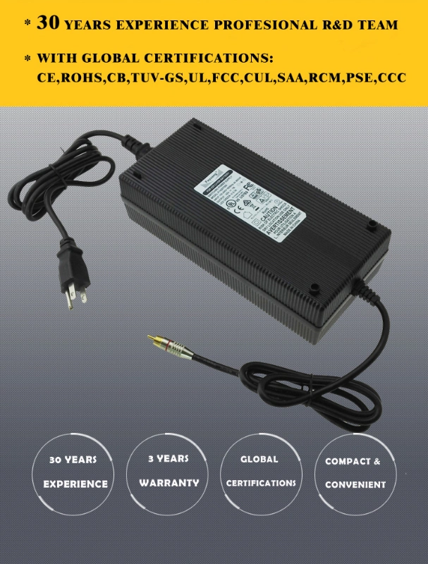 Fuyuang CB CE SAA PSE Input 100-240 Volt Regulated 12V 15V 24V 30V 36V 5A 48V Power Supply