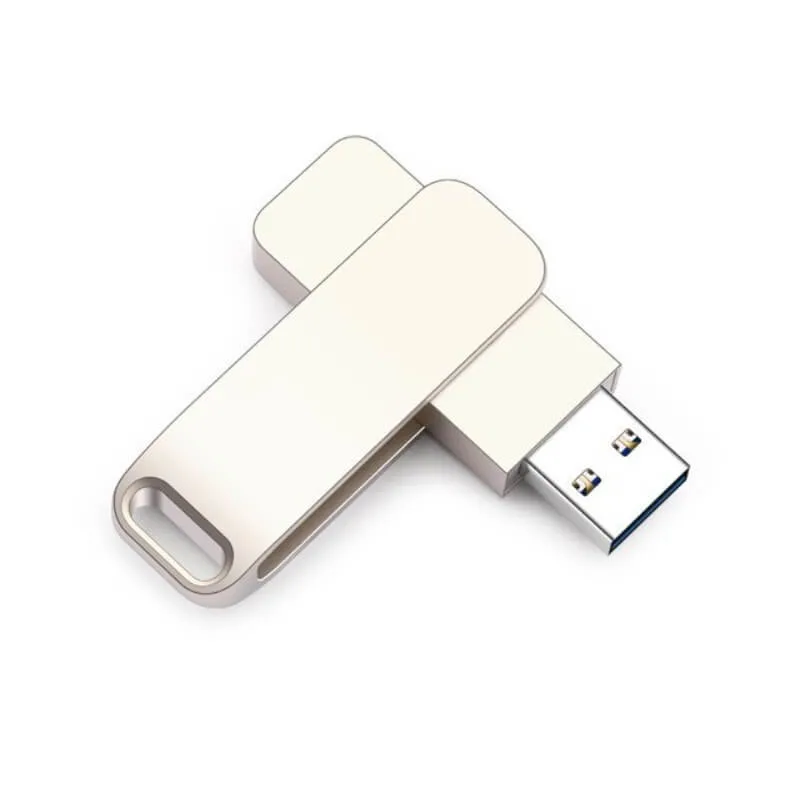 Super Speed Rotate 360 Degrees Metal USB Flash Drive 3.0 16GB~128GB