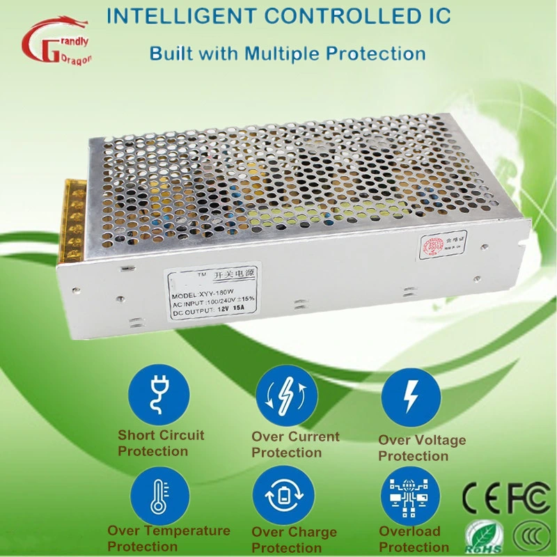 12V 10A 120W Low Ripple Wave Switching Power Supply for CCTV and LED