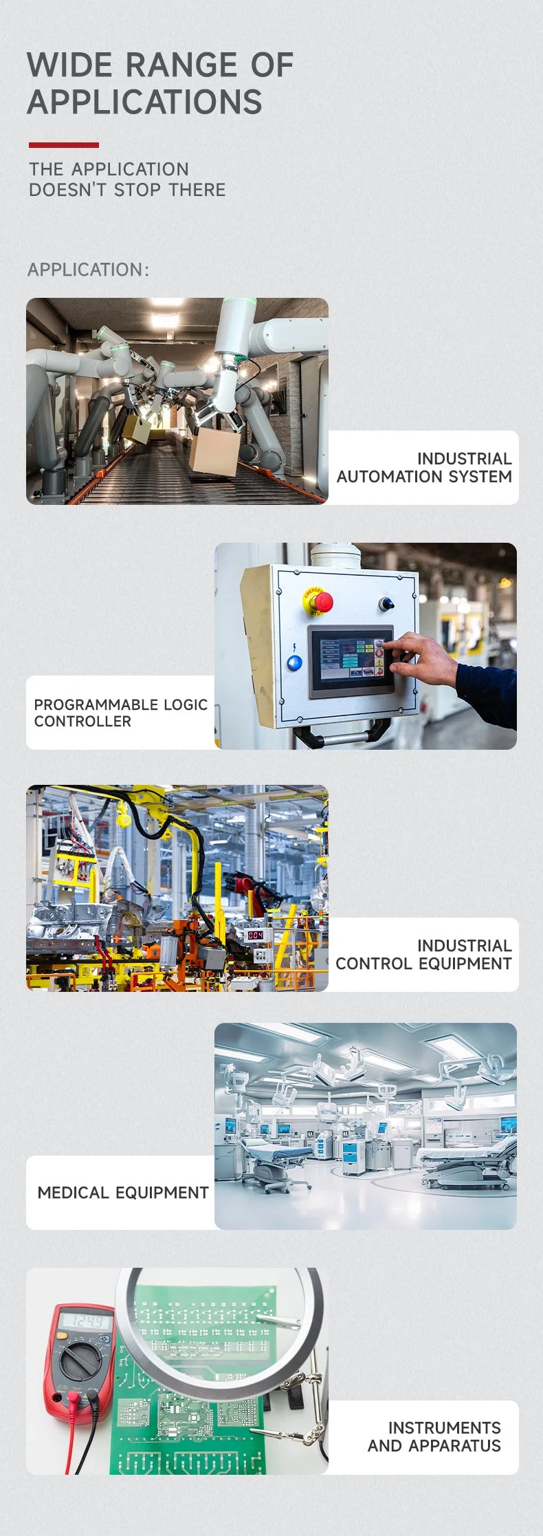 Binazk Customize 3A 5A 10A 20A DIN Rail Power Supply 12V 24V 48V 240W 480W High Power Supplies for Electro-Mechanical