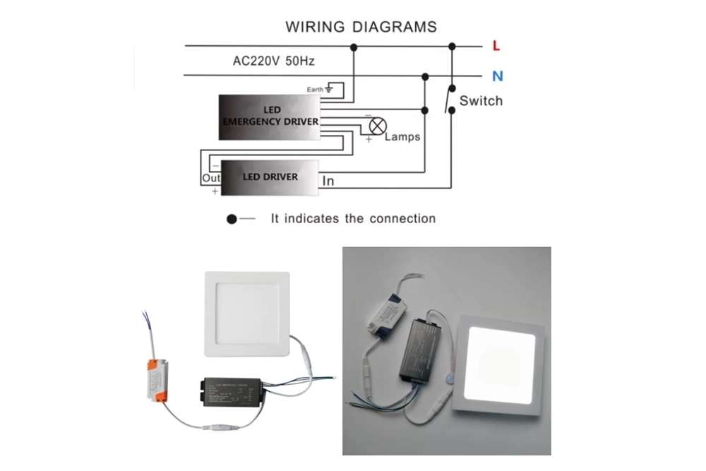 LED Emergency Kit for LED Panel Downlight Strip Ceiling Tri-Proof Light LED Emergency Driver