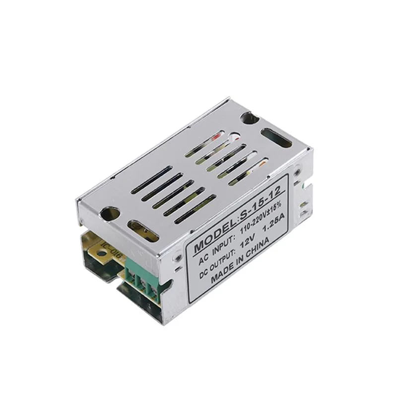 OEM AC DC 12V 24V 5V 1A 1.25A 2A 3A 5A 10A 15A 16.5A 20A 25A 30A 40A 60A 70A Switching Power Supply for LED Strip Light Tin Box