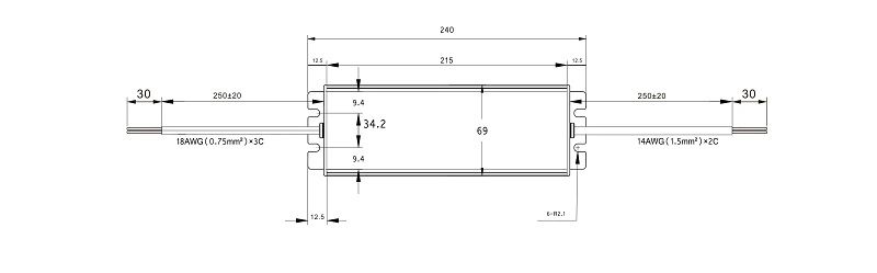 LED Driver IP67 Xlg-350-12 350watt 12V 5A 10A 15A 20A 25A Switching Power Supply AC to DC Single Output