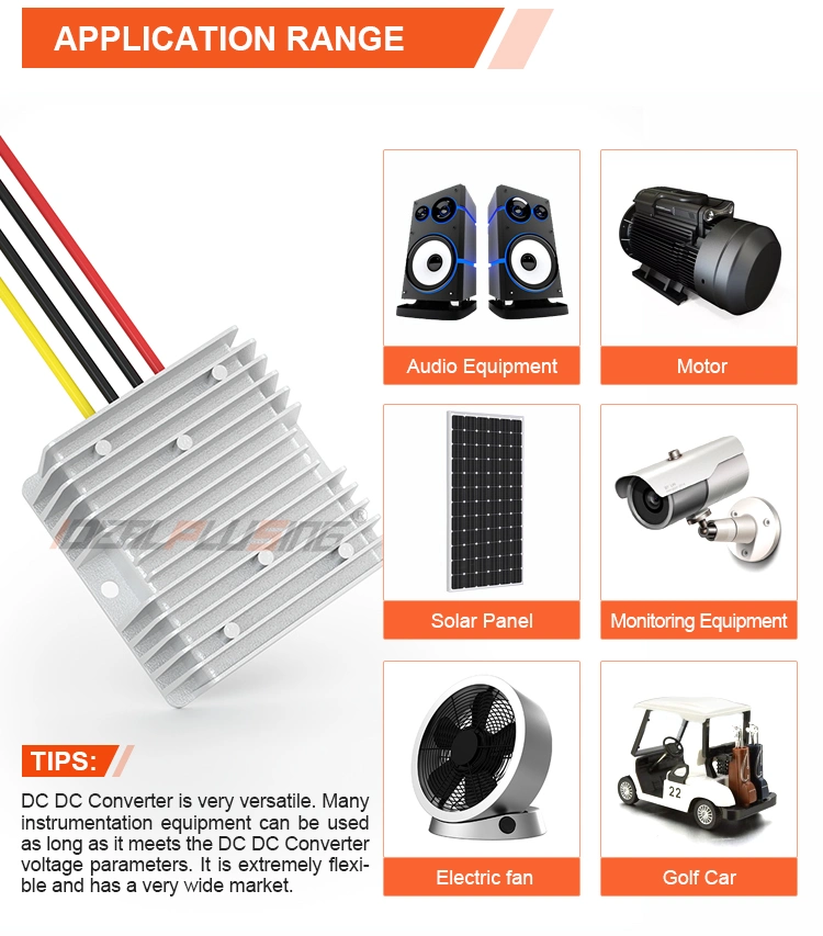 Isolate Step Down Buck Isolated DC DC Converter 72V to 12V 50V~100V Input 60V 70V 75V 80V 90V 96V 10A 120W Power Supply