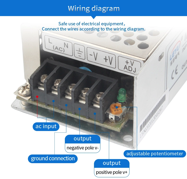 110/220VAC to 5VDC 15W Mini Constant Voltage LED Driver with CE