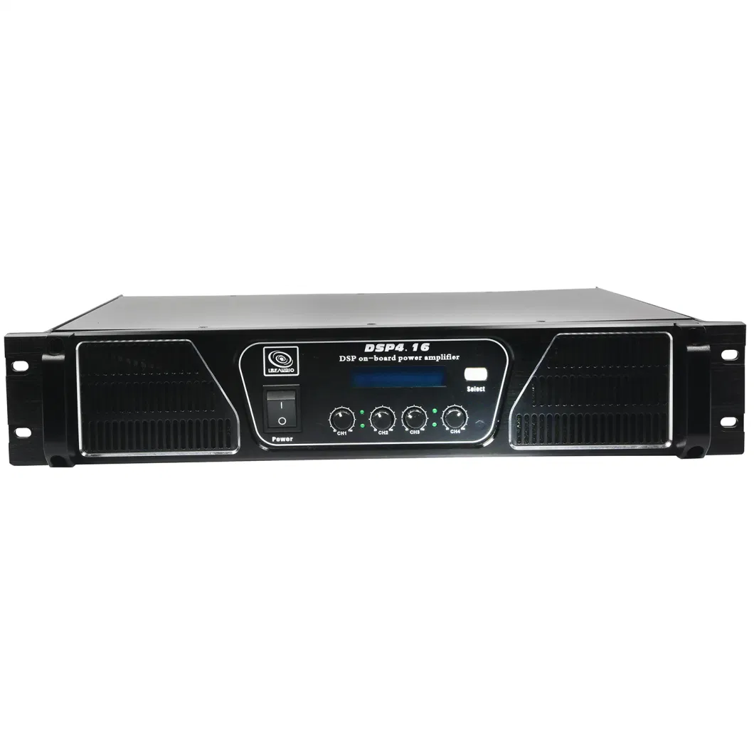 Audiopeak DSP4.16 1000W RMS (2500 X 4) 4 Channel Power Amplifier for Professional or DJ Uses